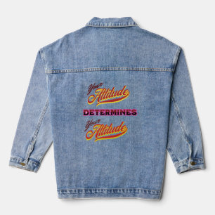  Attitude  Denim Jacket