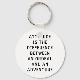 Attitude Difference Key Ring