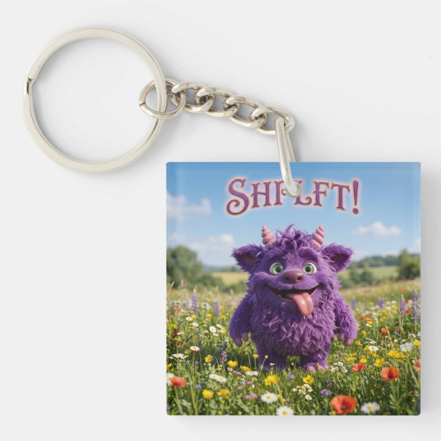 Attitude Fantasy Furry Critter Key Ring (Front)