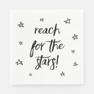 Attitude, Goals, Love,  Dreams Motivational Quote Napkin