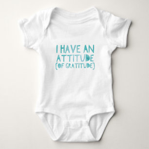Attitude Gratitude Recovery Detox AA Baby Bodysuit