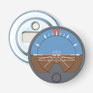 Attitude Indicator Aircraft Flight Instrument Bottle Opener