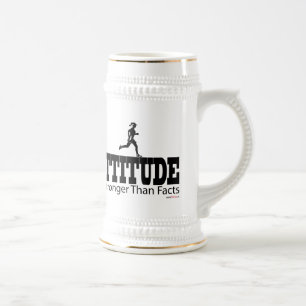 Attitude is Strong Than Facts Beer Stein