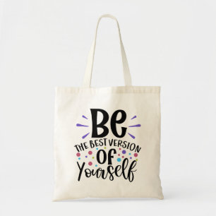 Attitude Life Success Goals Motivational Quote Tote Bag
