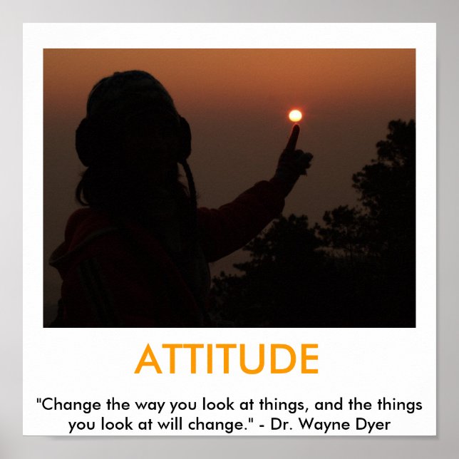 ATTITUDE motivational poster (Front)