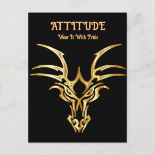 Attitude Postcard