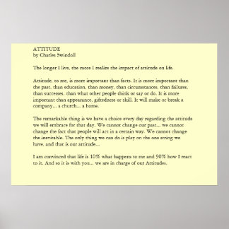 attitude poster
