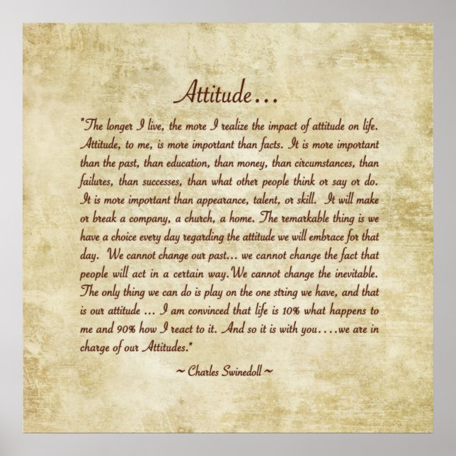 Attitude. Poster (Front)