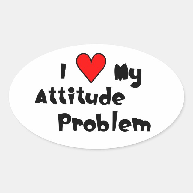Attitude Problem Sticker (Front)