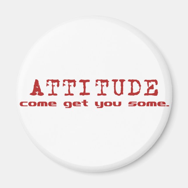 Attitude Red Magnet (Front)