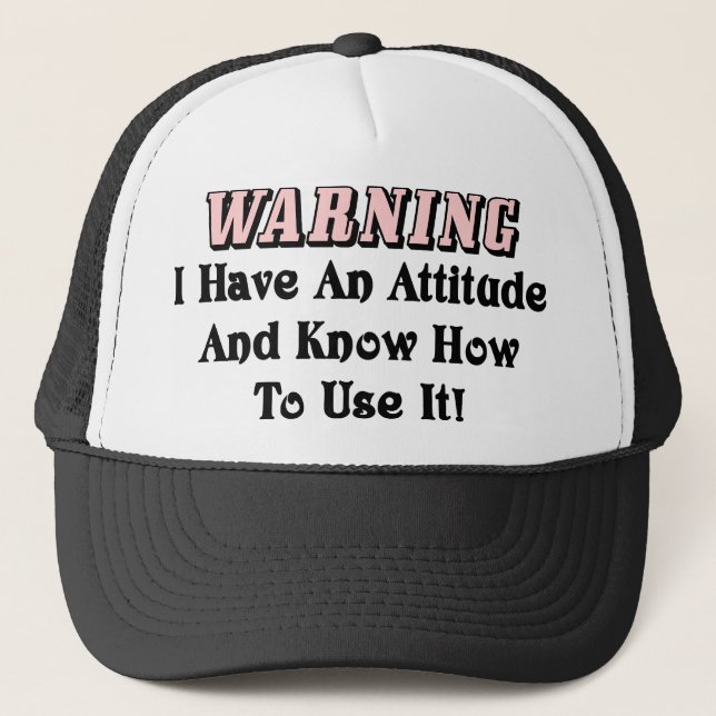 Attitude Trucker Hat (Front)
