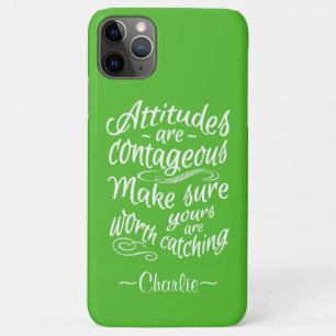 ATTITUDES custom name & colour phone cases