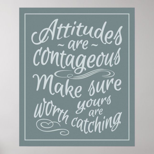 ATTITUDES motivational poster (Front)