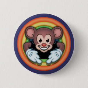 Attitudy Mouse 6 Cm Round Badge