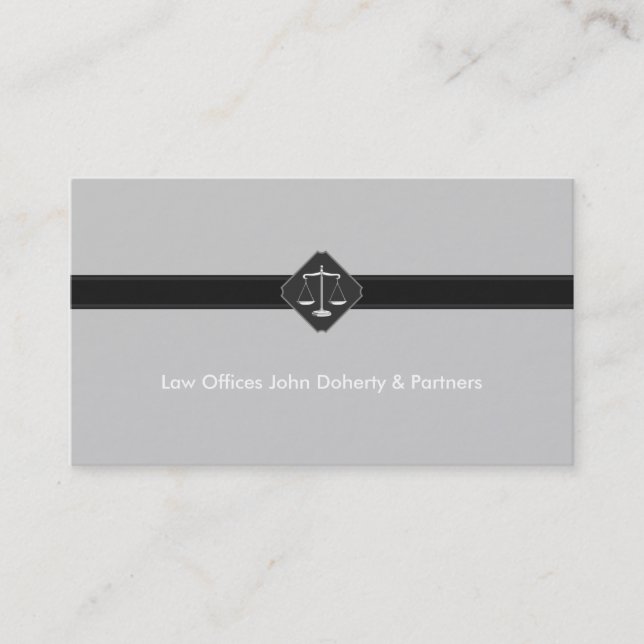 Attorney at Law - Business Card (Front)