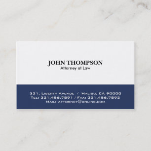 Attorney at Law - Business Cards