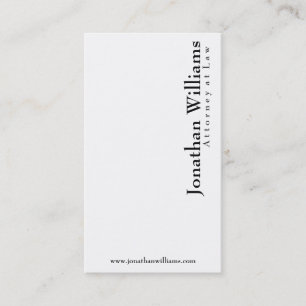 Attorney at Law - Business Cards