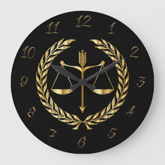 Attorney at Law Large Clock