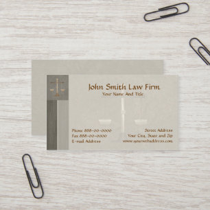 Attorney at Law Lawyer Business Card