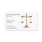 Attorney at Law Lawyer Business Card