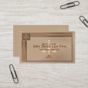 Attorney at Law Lawyer Business Card