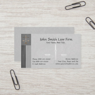Attorney at Law Lawyer Business Card