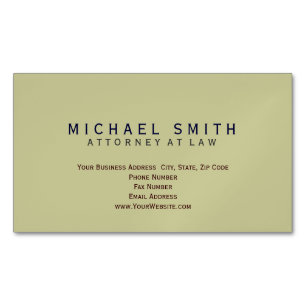 Attorney at Law Minimal Business Card