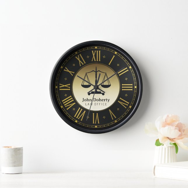 ATTORNEY AT LAW | Personalizable Clock (Home)