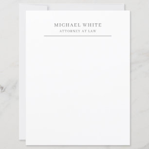 Attorney at Law Plain Minimalist Classical Pro