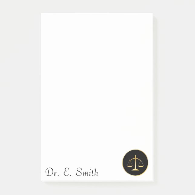 Attorney at Law Post-it Notes (Front)