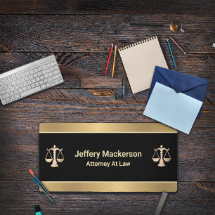 Attorney At Law Scales of Justice Lawyer Judge Desk Mat