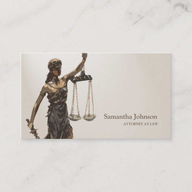 ATTORNEY AT LAW | Themida Business Card (Front)