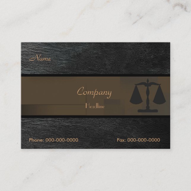 Attorney Business Card (Front)