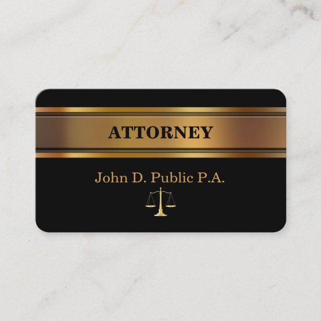 Attorney Business Cards (Front)