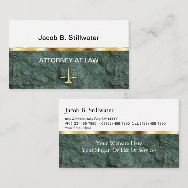 Attorney Business Cards (Front/Back)
