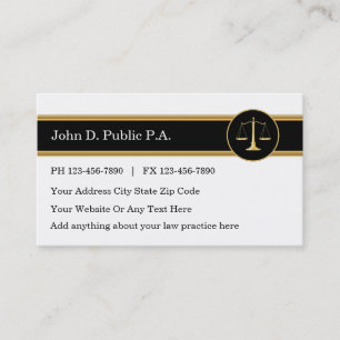 Attorney Business Cards
