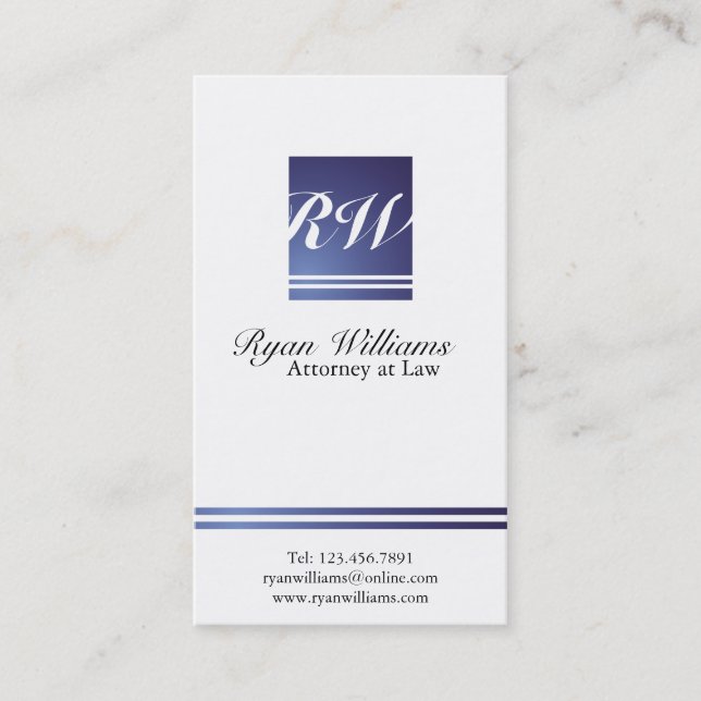 Attorney - Business Cards (Front)