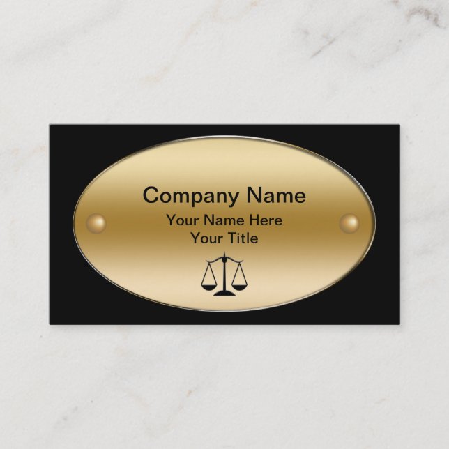Attorney Business Cards (Front)