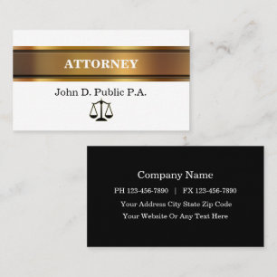 Attorney Business Cards