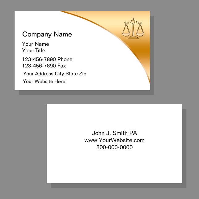 Attorney Business Cards (Creator Uploaded)