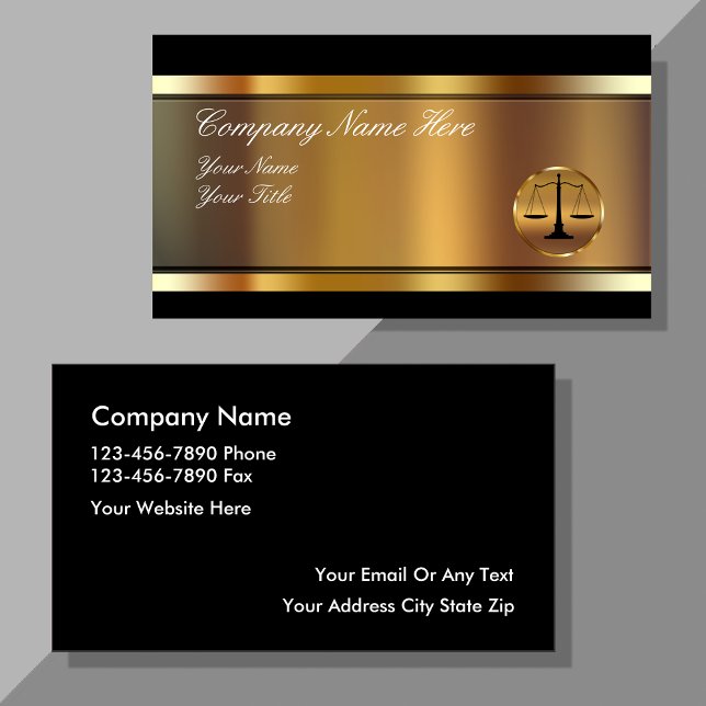 Attorney Business Cards (Creator Uploaded)