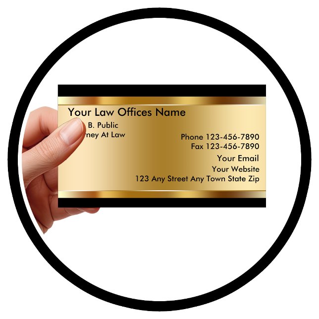 Attorney Business Cards (Creator Uploaded)