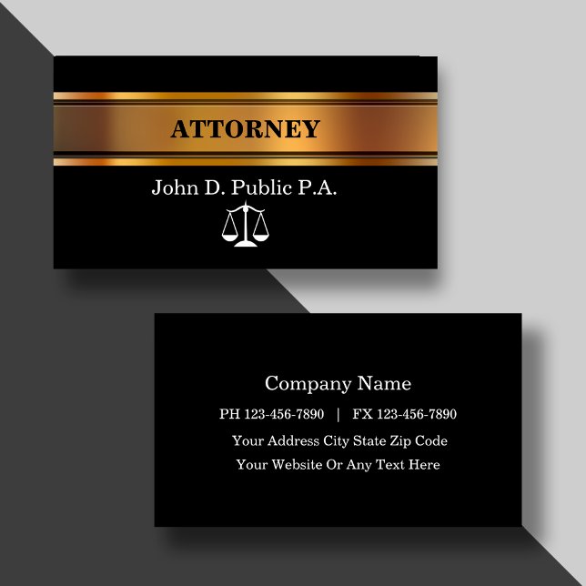 Attorney Business Cards (Creator Uploaded)