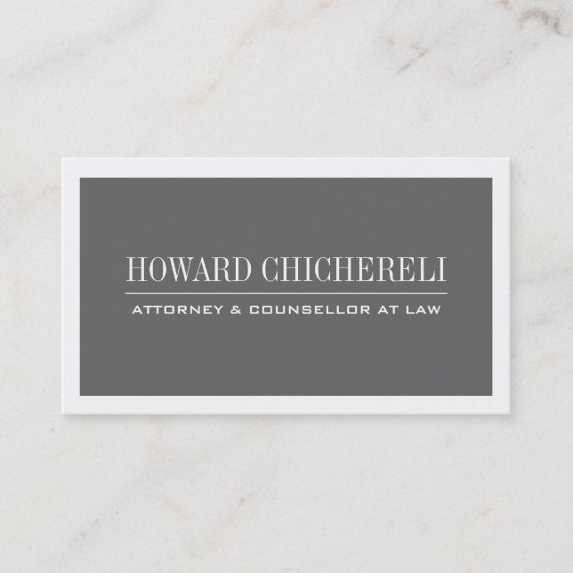 Attorney Business Cards (Front)