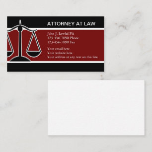 Attorney Business Cards