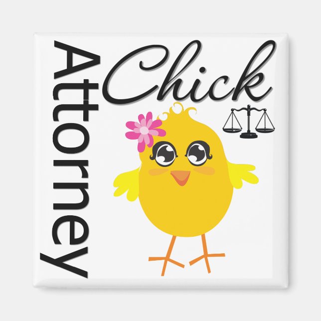 Attorney Chick v1 Magnet (Front)