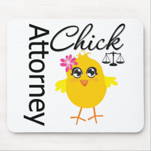 Attorney Chick v1 Mouse Pad