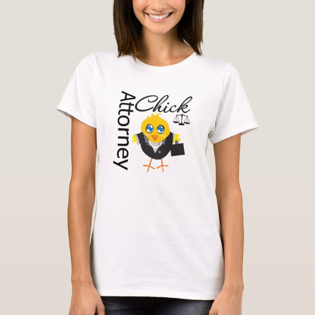 Attorney Chick v3 T-Shirt (Front)