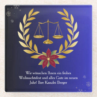 Attorney Coasters for Christmas Lawyer