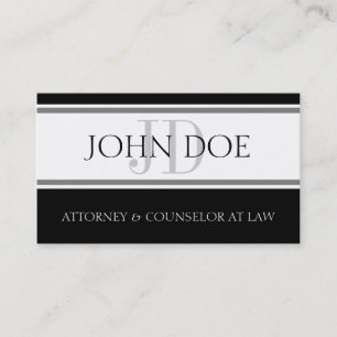 Attorney D Stripe - Available Letterhead - Business Card